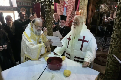 Tovoion Tv Iερά Μονή Αγίου Αθανασίου Εράτυρας Βοΐου Πατριαρχική Θεία Λειτουργία Καθαγιασμός Αγίας Τράπεζας 5/7/2025